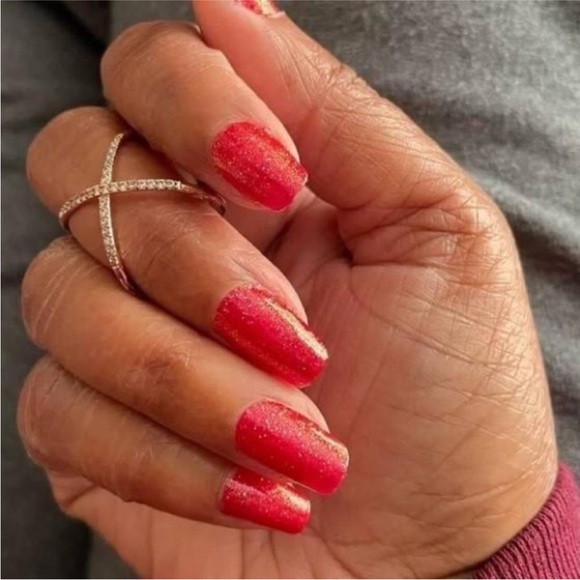 *Retired* Color Street: Cherry Float | Scarlet Red Glitter Valentine’s Day - Picture 11 of 15